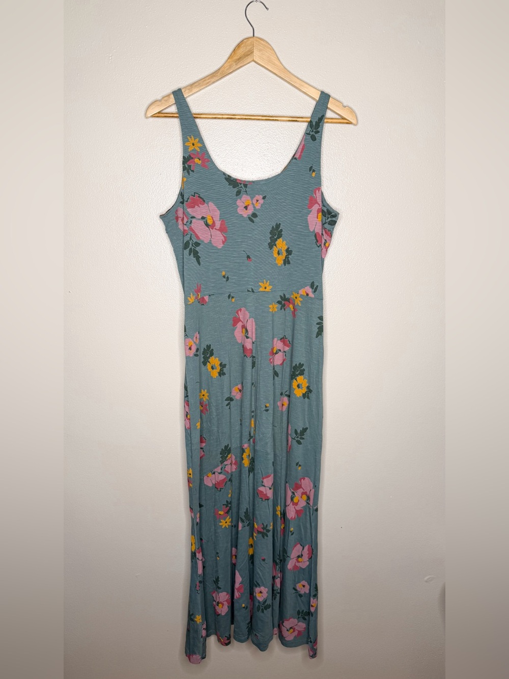 Toad & Co | Verona Sleeveless Midi Dress Ruched Floral Tencel Organic Cotton - Picture 6 of 13